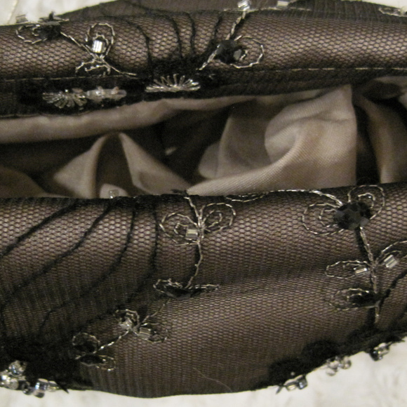 Beaded evening bag with beaded strap - small - Picture 3 of 6